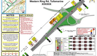 Western Ring Rd at Airport Drv, Tullamarine